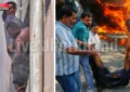Delhi Fire Video: दिल्ली के मालवीय नगर में आग का खौफनाक मंजर, जान बचाने के लिए इमारत से कूदते दिखे लोग