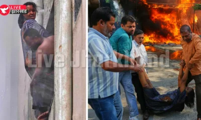 Delhi Fire Video: दिल्ली के मालवीय नगर में आग का खौफनाक मंजर, जान बचाने के लिए इमारत से कूदते दिखे लोग