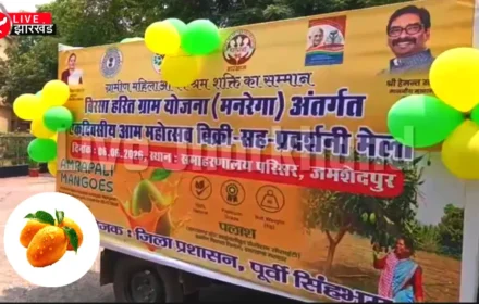 Jamshedpur News: आम महोत्सव को लेकर जिला प्रशासन सक्रिय, प्रचार वाहन रवाना; अम्रपाली आम होंगे खास आकर्षण